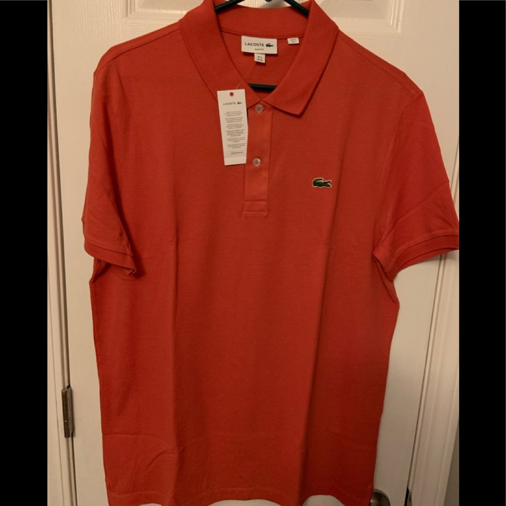 Lacoste. Slim fit. Short sleeve polo. Size xl